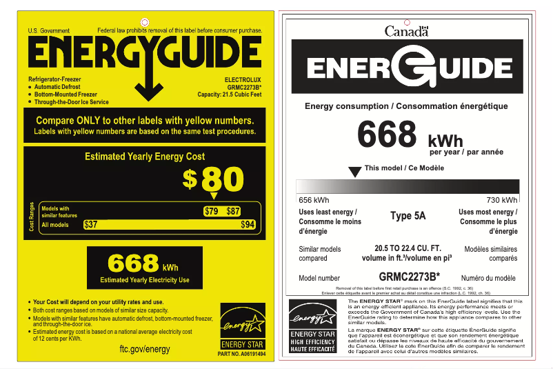 First page image of the manual for GRMC2273BF