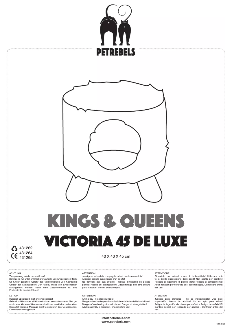 Image de la première page du manuel de l'appareil Victoria 45 de Luxe