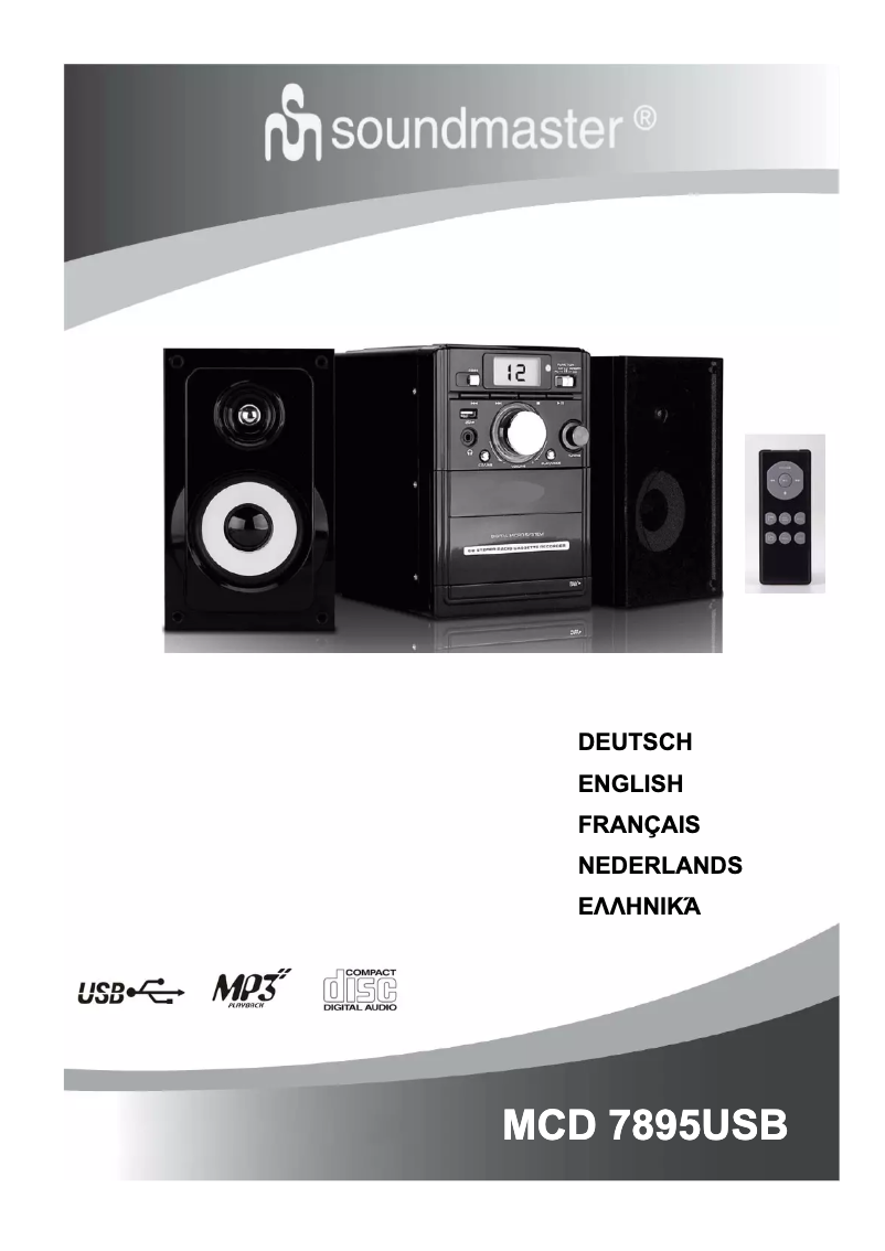 First page image of the manual for MCD7895USB