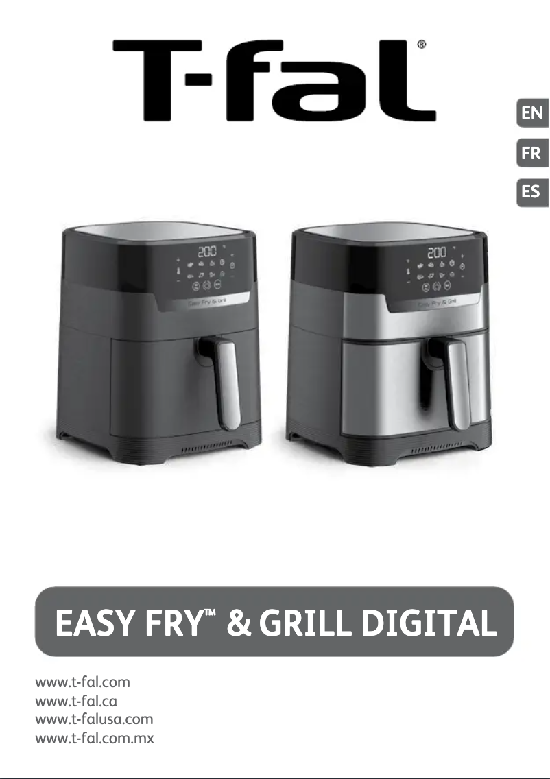 First page image of the manual for Easy Fry & Grill Precision EY505