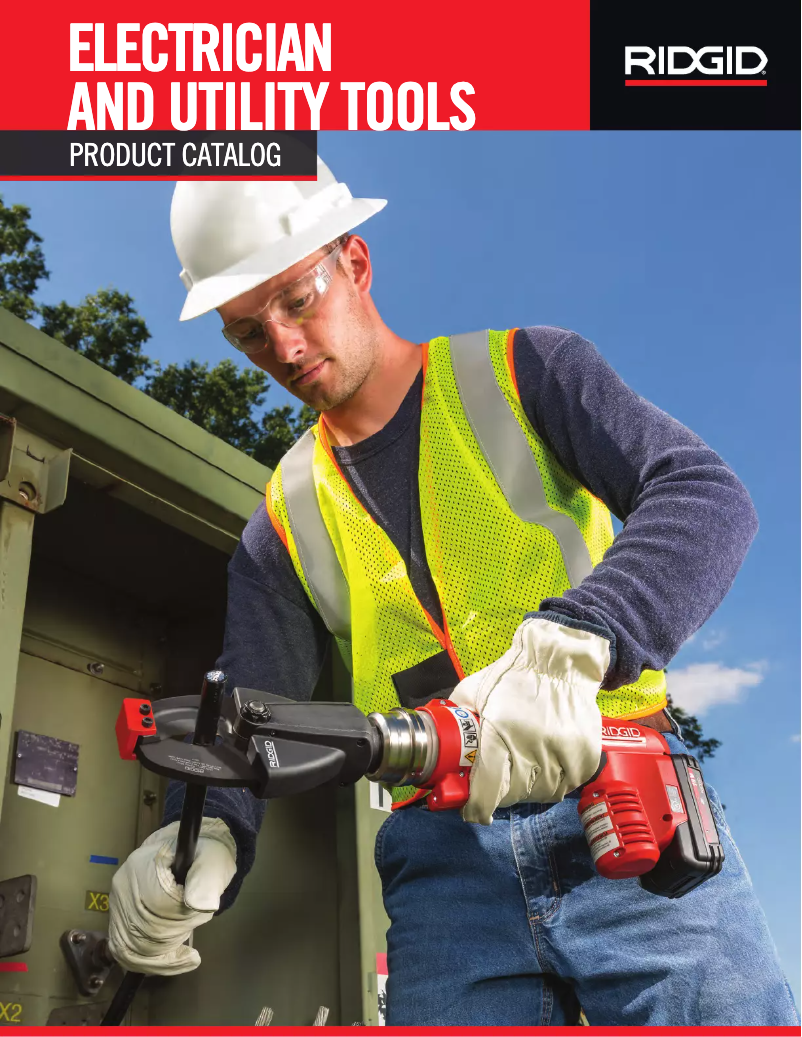 Page 1 of the manual Catalogue Ridgid RE 6