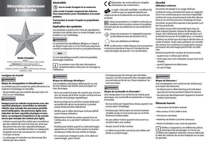Page 1 of the manual User Manual LightZone GT-WSF6