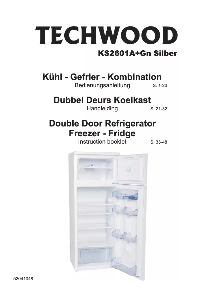 First page image of the manual for KS 2601