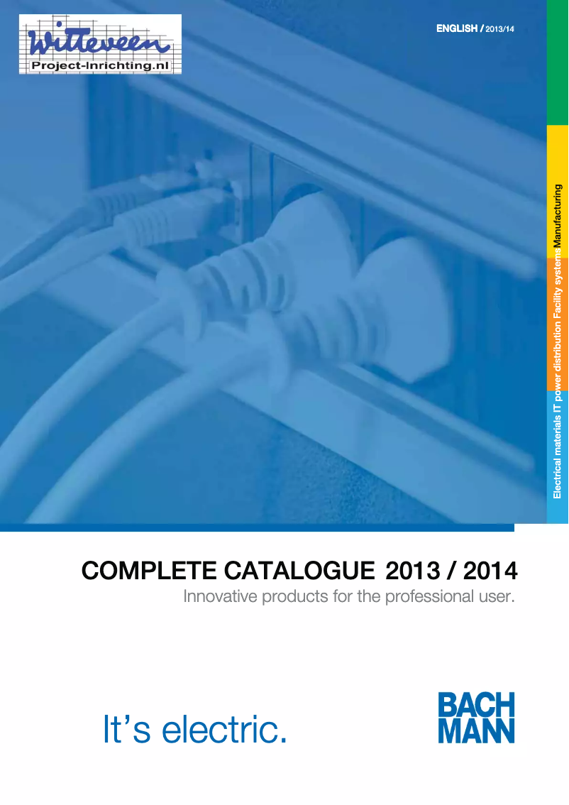 Page 1 of the manual User Manual Bachmann 917.169