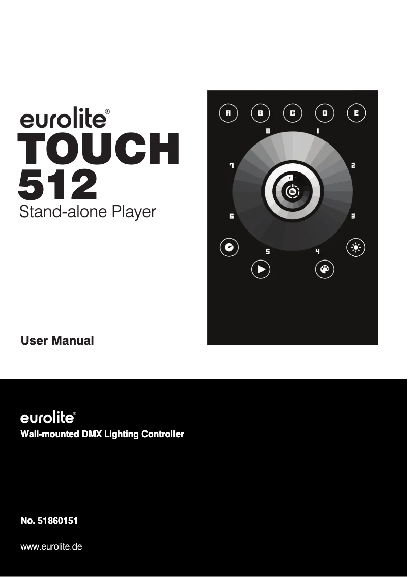 First page image of the manual for Touch 512