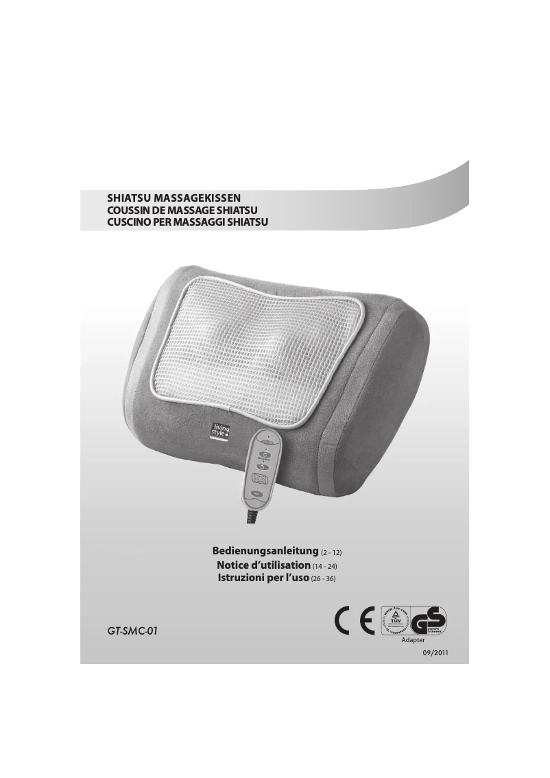 Page 1 of the manual User Manual Living Style GT-SMC-01