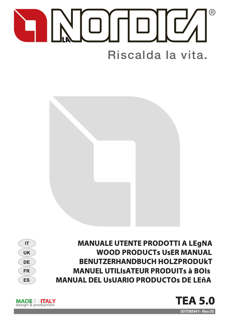 Page 1 of the manual User Manual La Nordica Tea