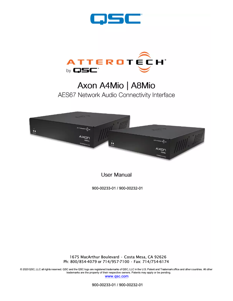 First page image of the manual for Attero Tech Axon A8Mio