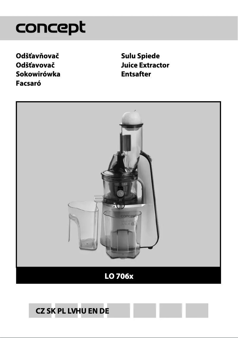 First page image of the manual for LO7066