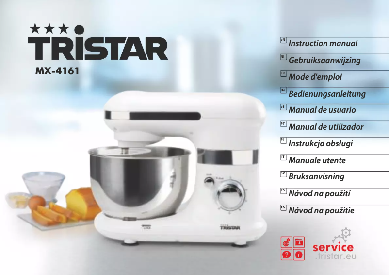 First page image of the manual for MX-4161