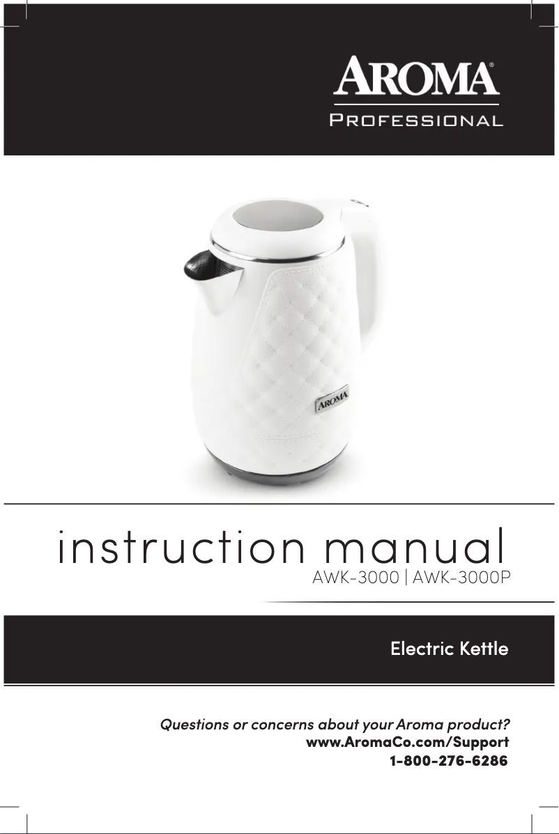 First page image of the manual for AWK-3000