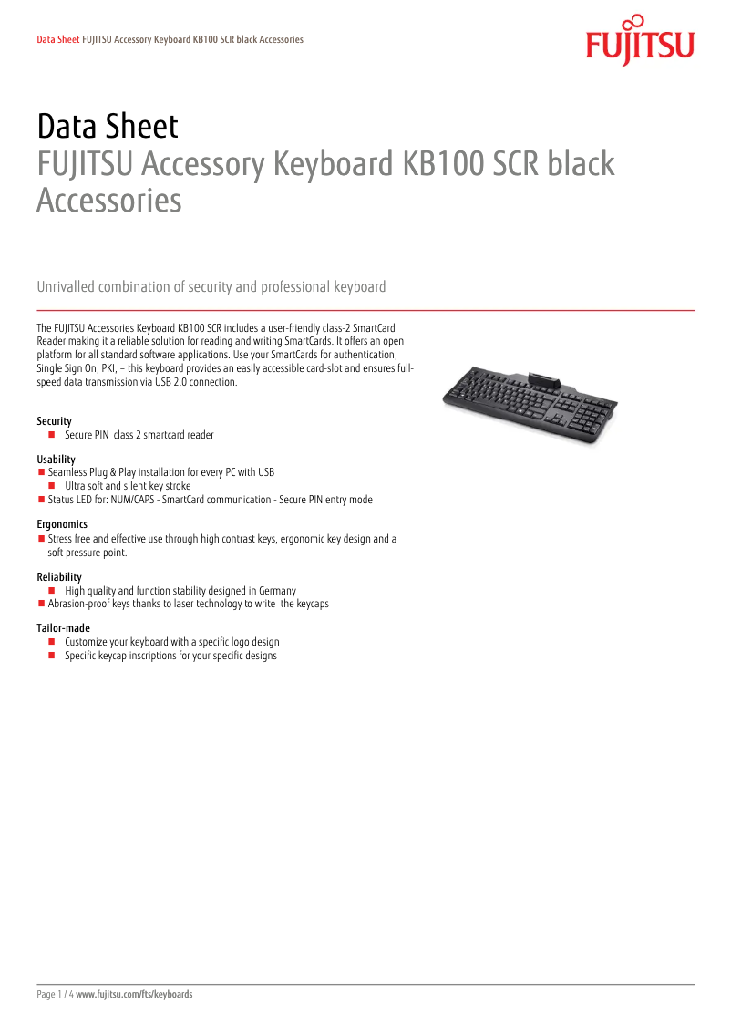 Image de la première page du manuel de l'appareil KB915