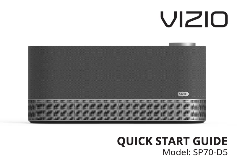 First page image of the manual for SP70-D5