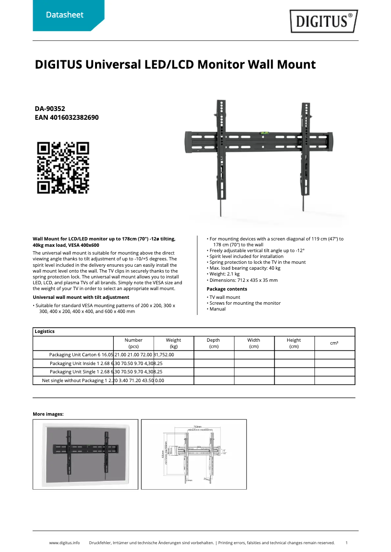 First page image of the manual for DA-90352
