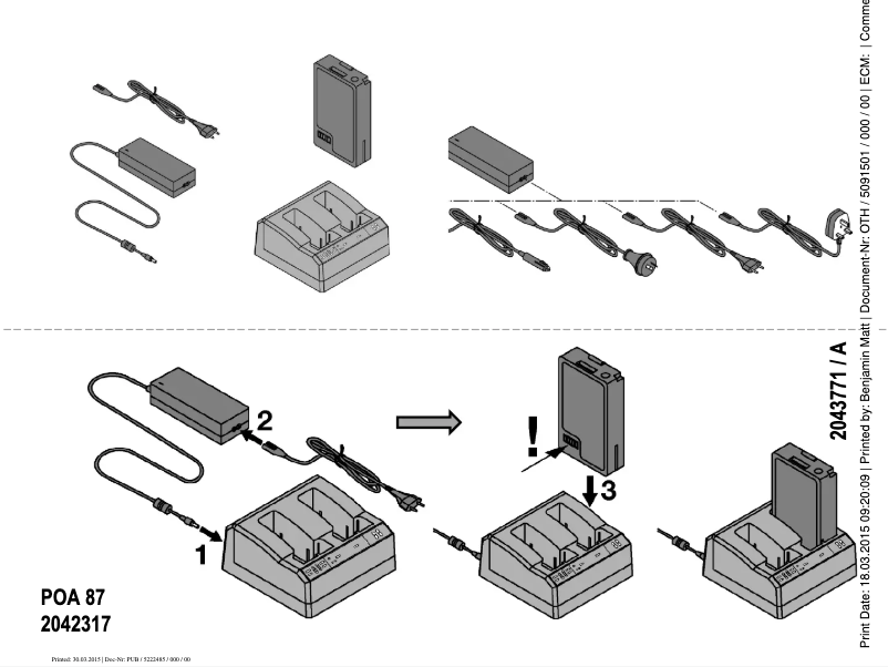 First page image of the manual for POS 180