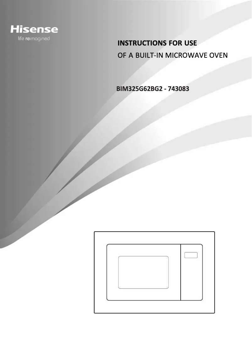 First page image of the manual for BIM325G62BG2