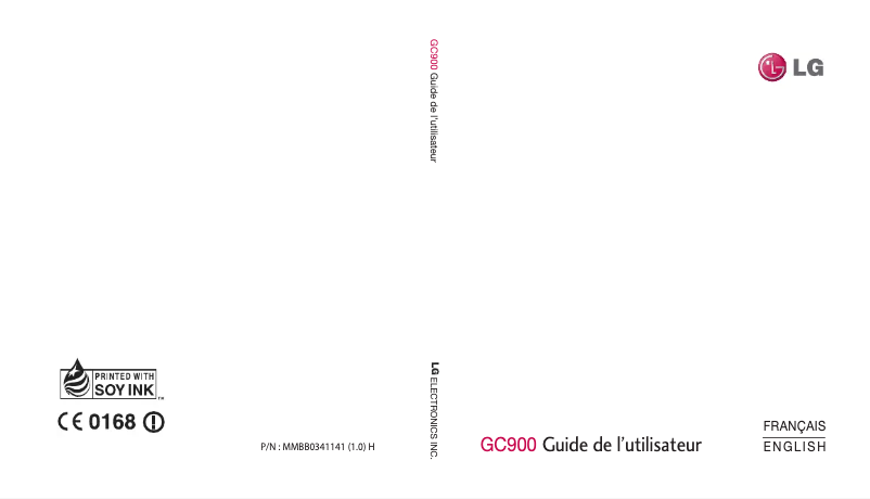 First page image of the manual for Viewty Smart GC900