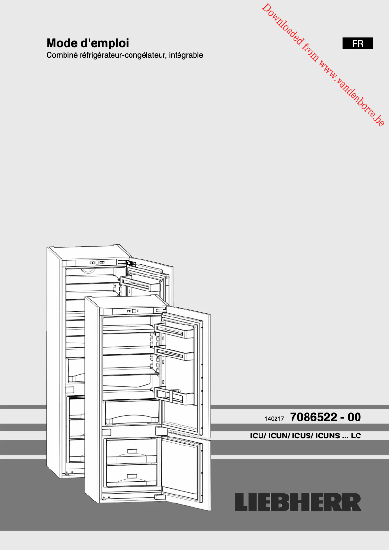 First page image of the manual for ICUNS 3324-20