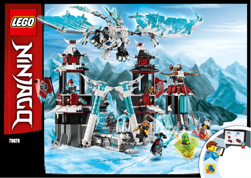 First page image of the manual for Ninjago 70678