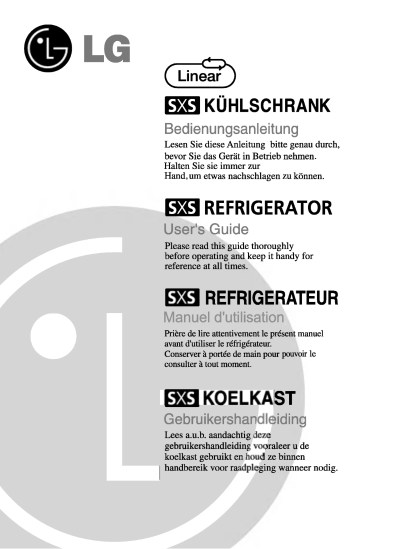 First page image of the manual for GR-L197QUJV