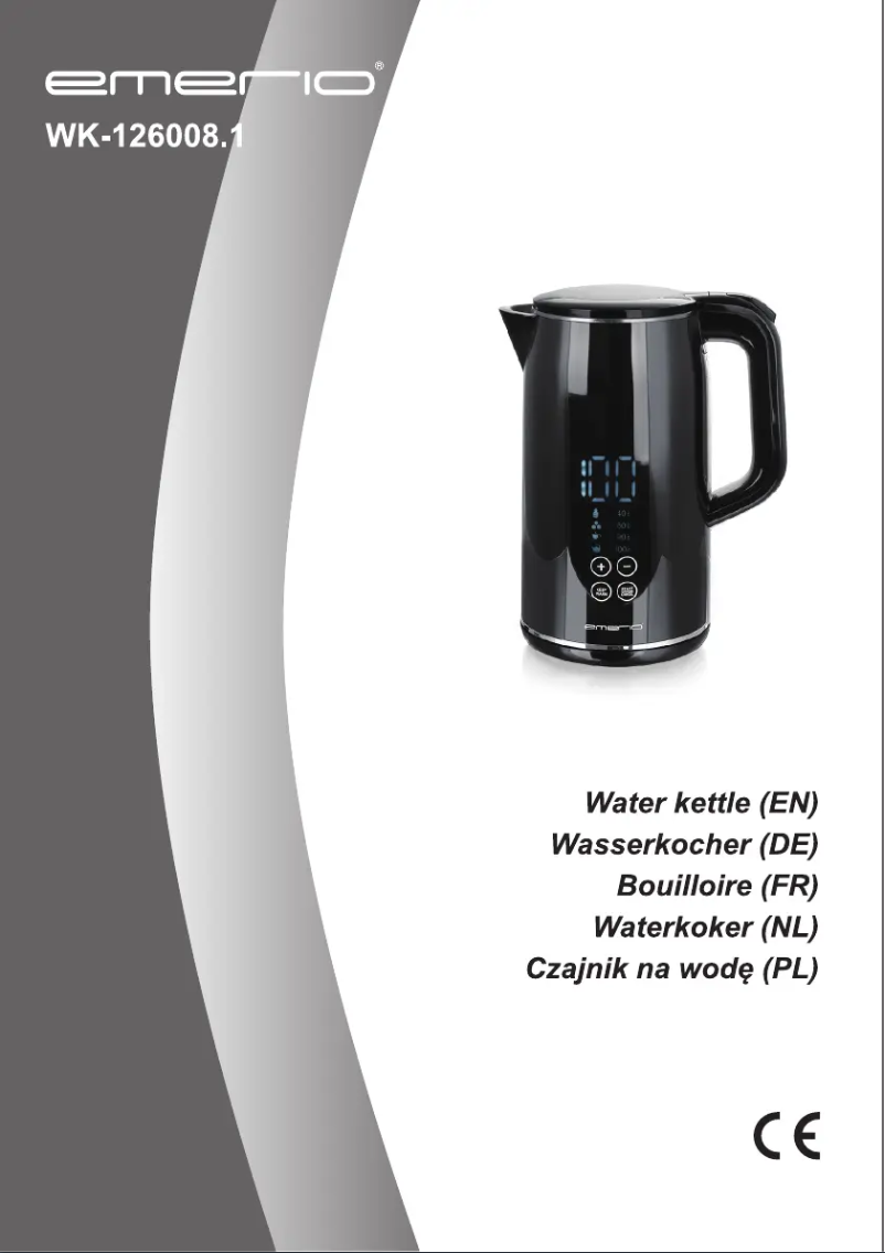 Page 1 of the manual User Manual Emerio WK-126008