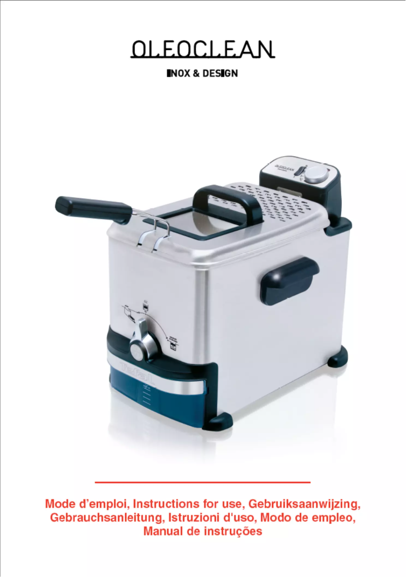 Page 1 of the manual User Manual SEB Oleoclean Deluxe