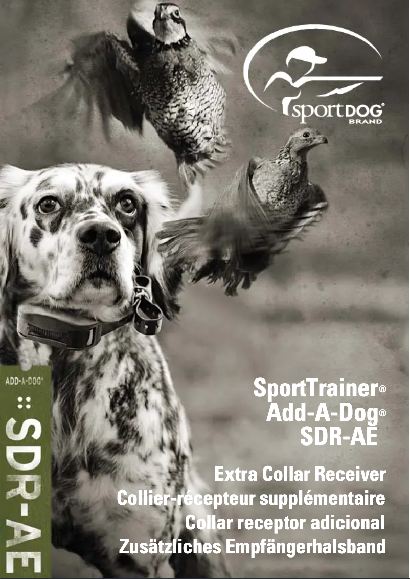 Page 1 of the manual User Manual Sport Dog SportTrainer 1200