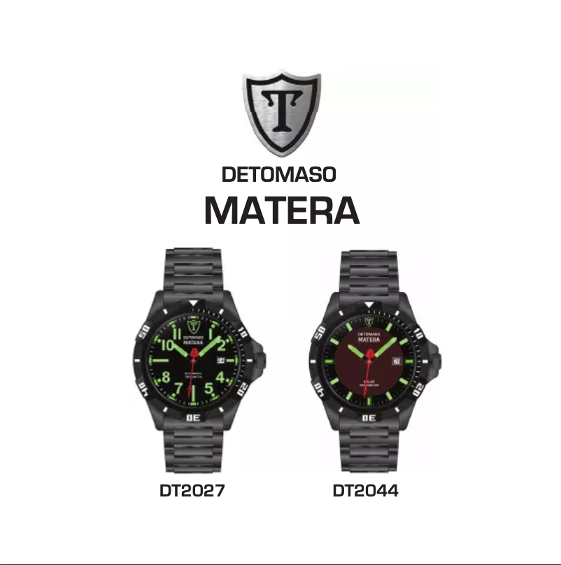 First page image of the manual for Matera DT2044