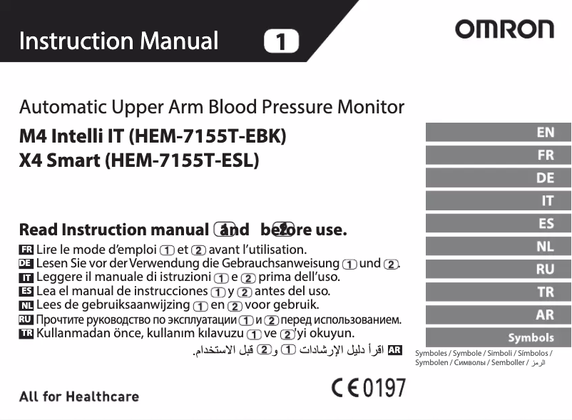 Page 1 of the manual User Manual Omron M4 Intelli IT