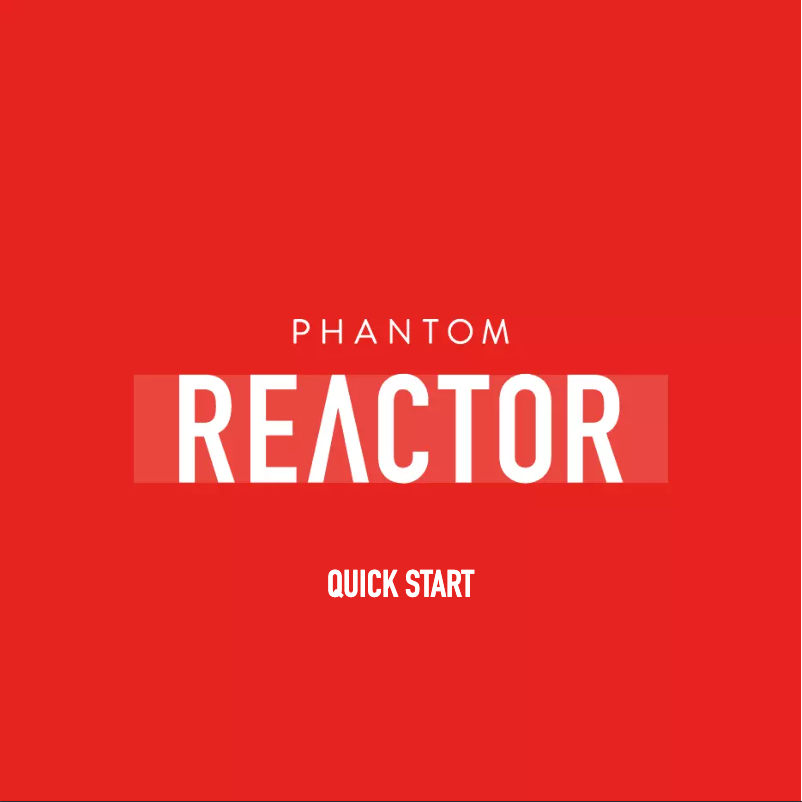 First page image of the manual for Phantom Reactor 600