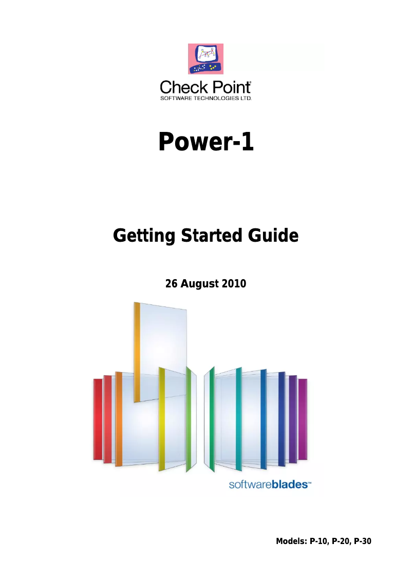 Page 1 of the manual User Manual Check Point Power-1 11067
