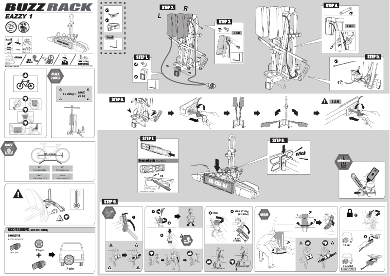 Page 1 of the manual User Manual Buzz Rack Eazzy 1