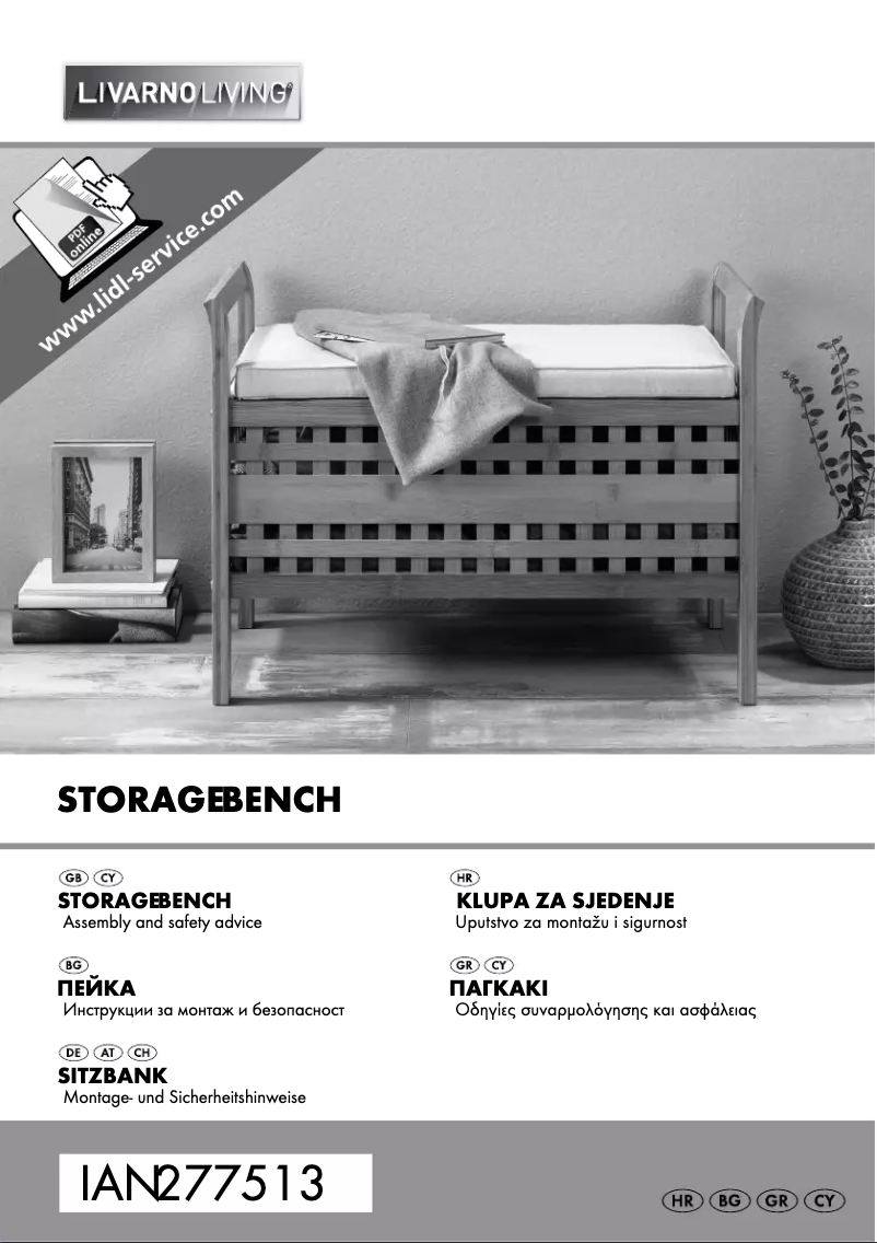 Page 1 of the manual User Manual Livarno Lux IAN 277513