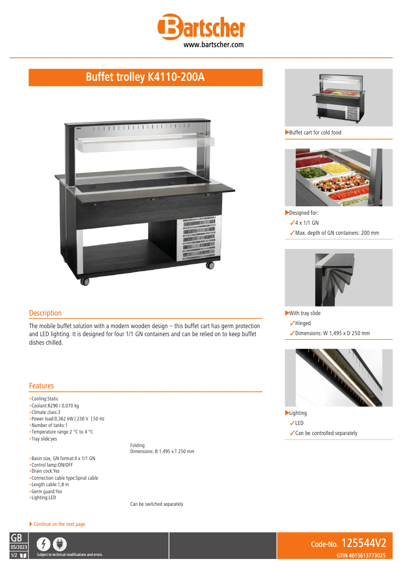 First page image of the manual for K4110-200A