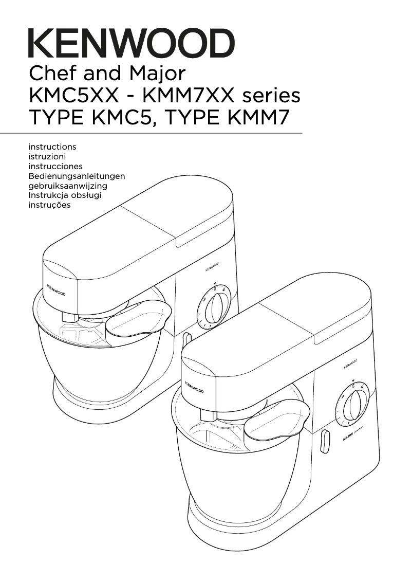 First page image of the manual for KMC577