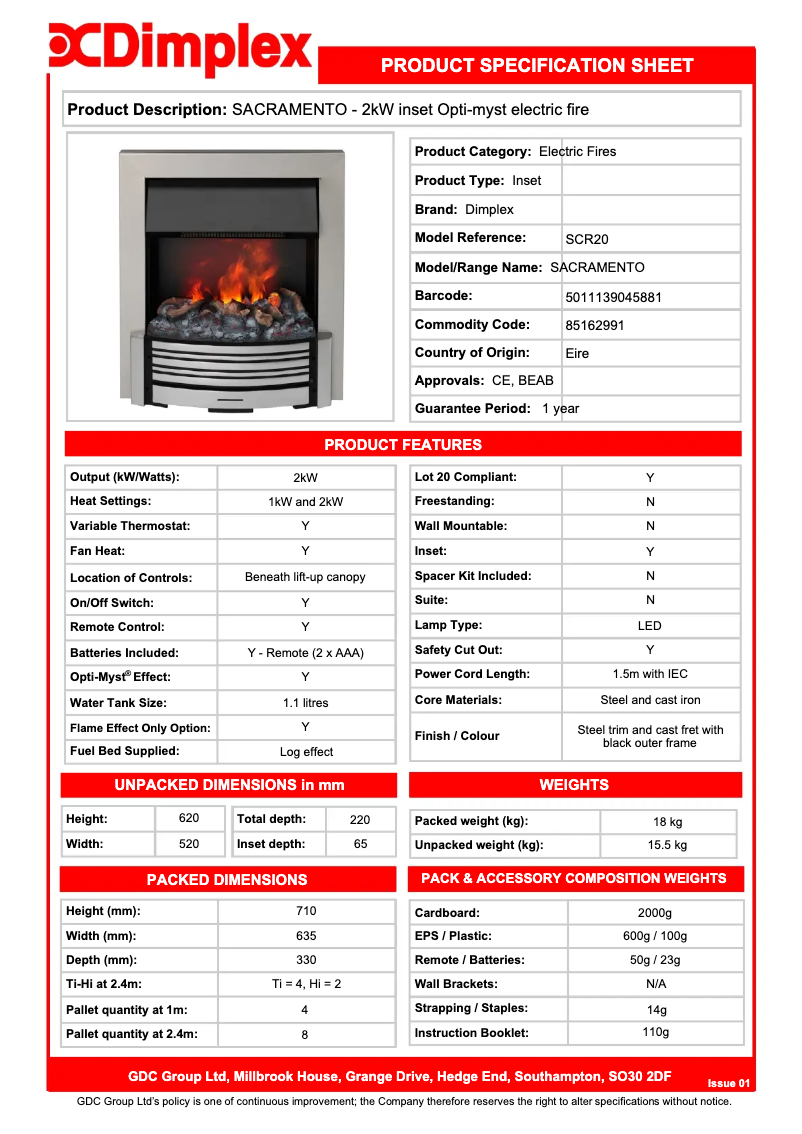 First page image of the manual for SCR20