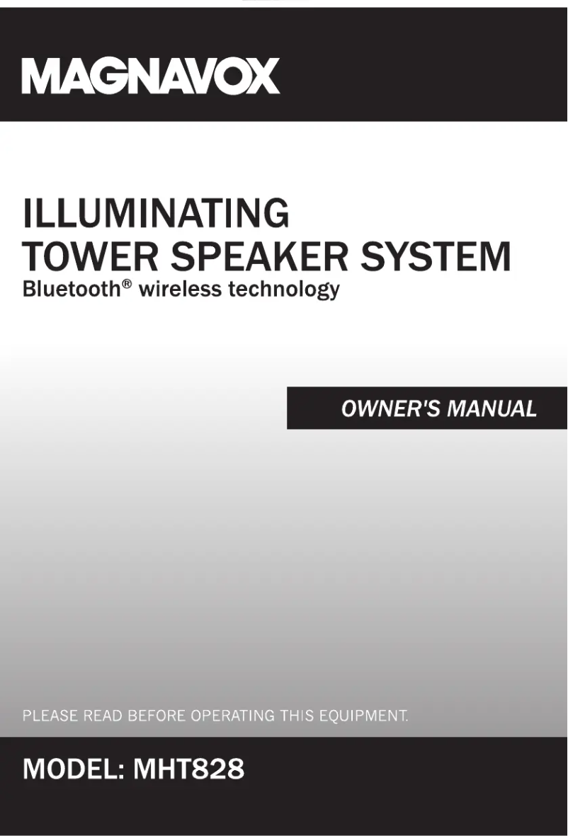 First page image of the manual for MHT828