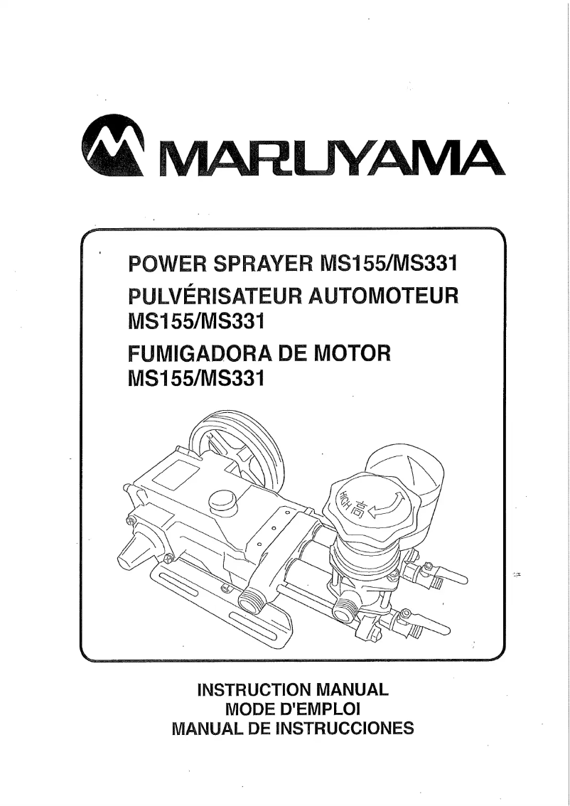 Page 1 of the manual User Manual Maruyama MS331