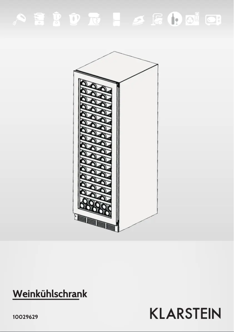 First page image of the manual for Gran Reserva 166