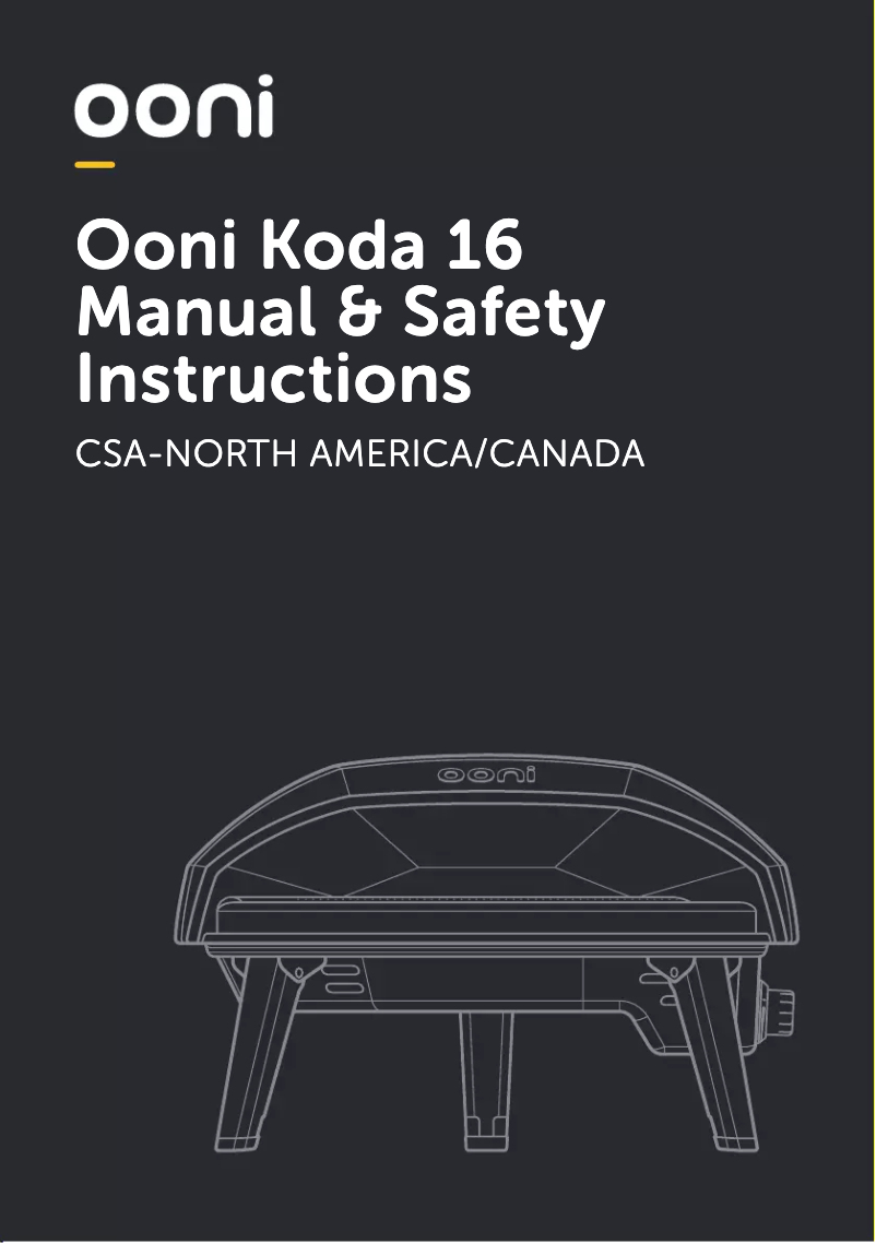 First page image of the manual for Koda 16