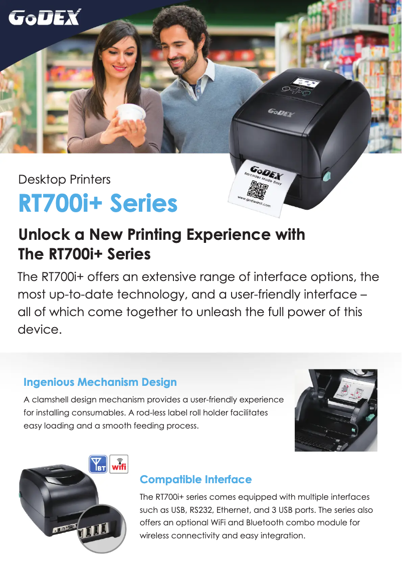 First page image of the manual for RT700i+