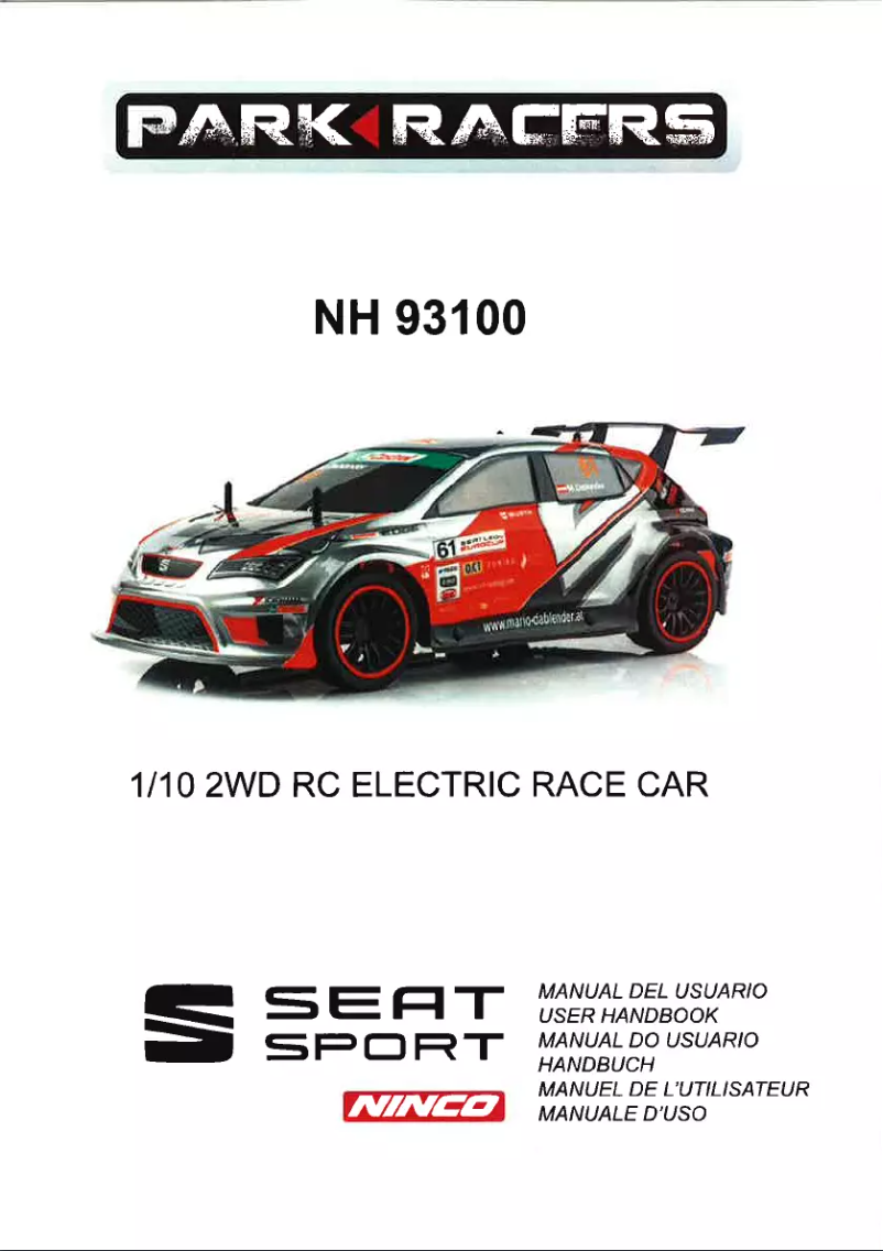 Page 1 of the manual User Manual Maverick Seat Leon Eurocup