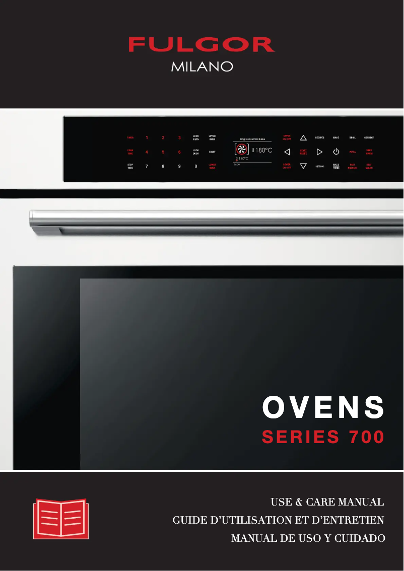 Page 1 of the manual User Manual Fulgor Milano F7DP30S1