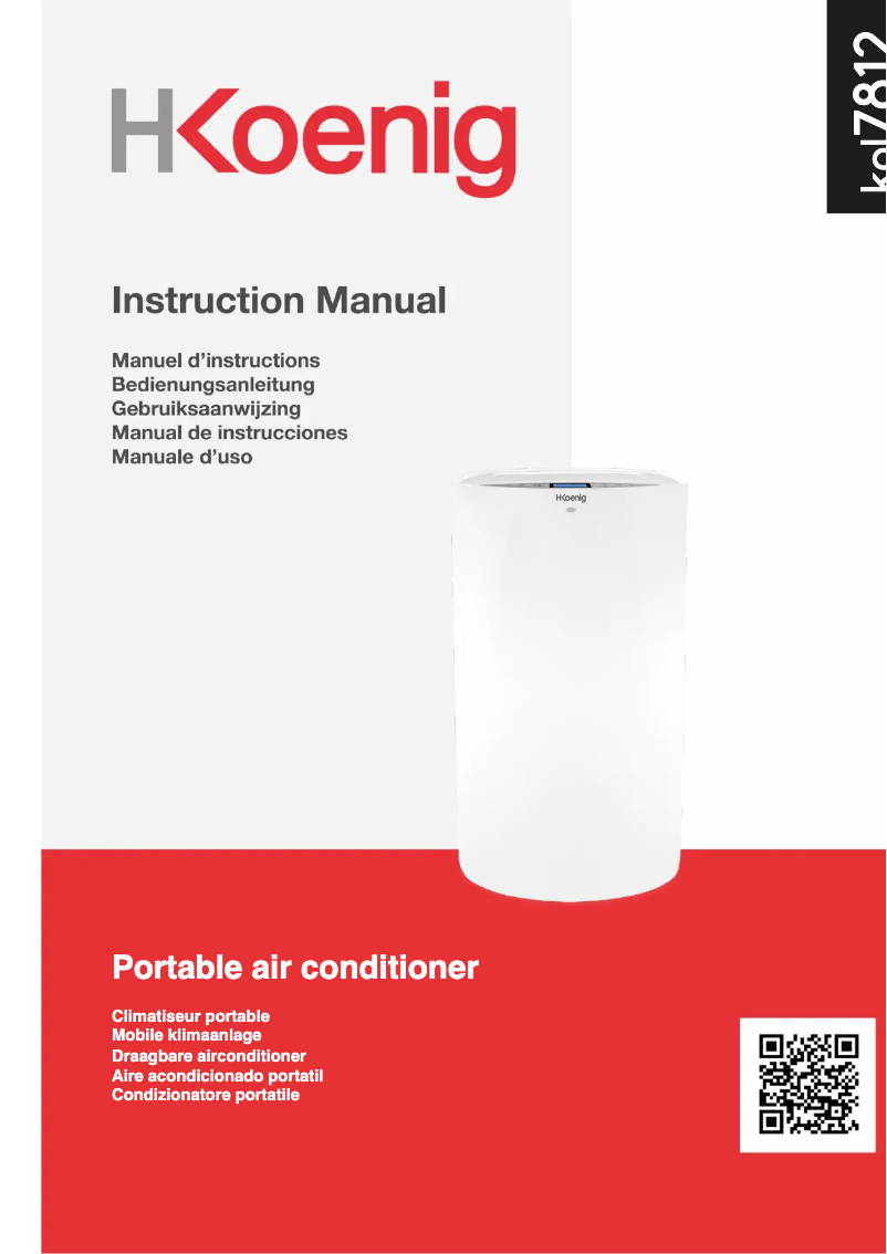 Page 1 of the manual User Manual H.Koenig KOL7812