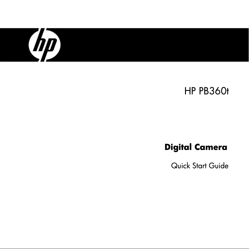 Page 1 of the manual Quick Start Guide HP PB360t