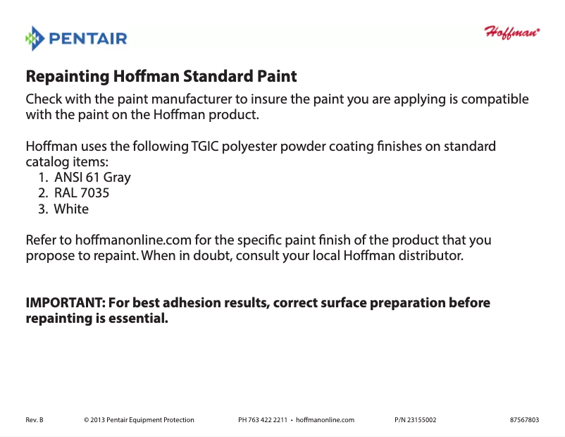First page image of the manual for A12R106HCLO