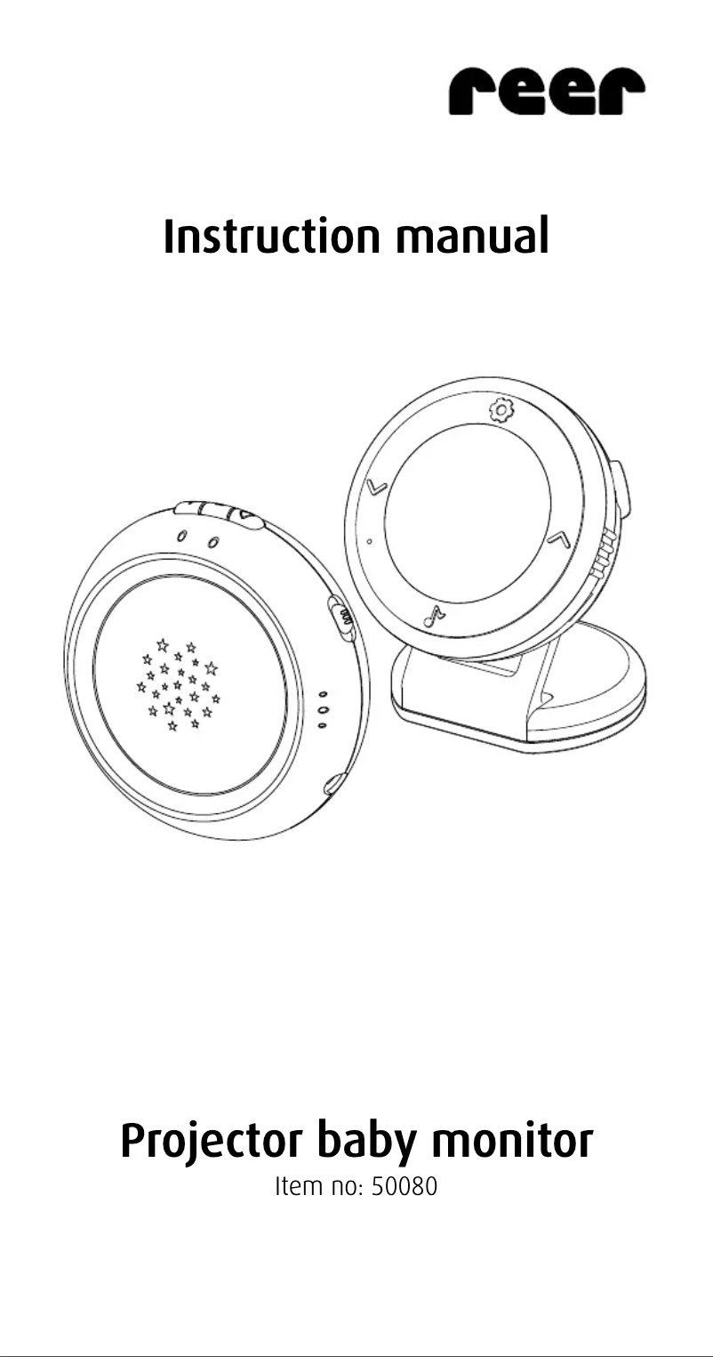 Page 1 of the manual User Manual Reer 50080