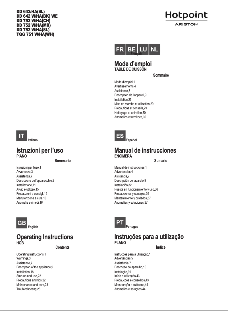 First page image of the manual for F100668