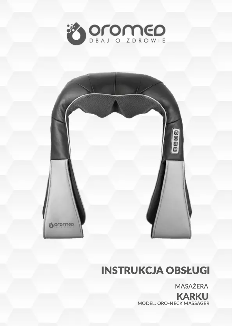 First page image of the manual for Oro-Neck