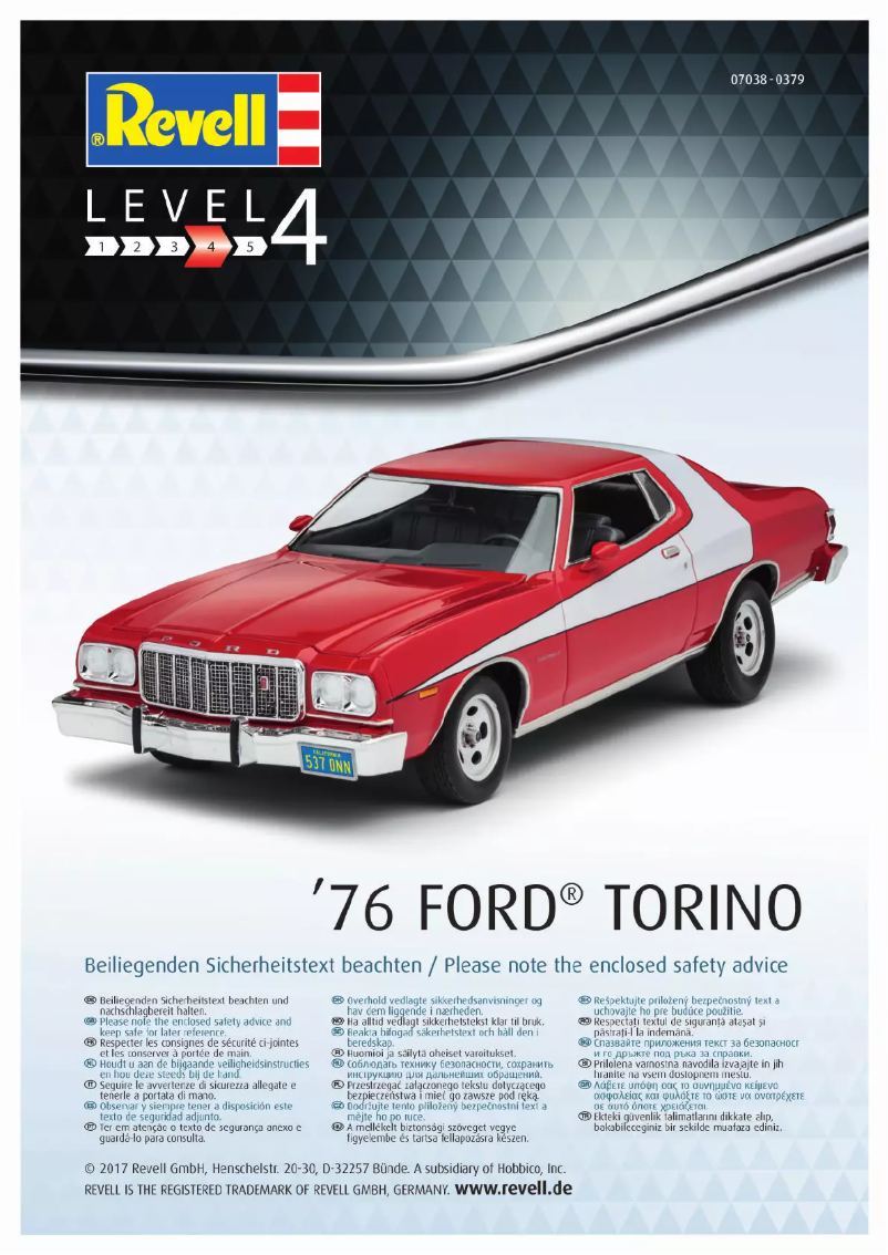 First page image of the manual for '76 Ford Torino